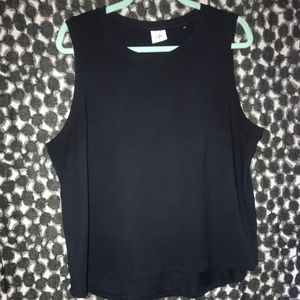Navy Terry Tank Top